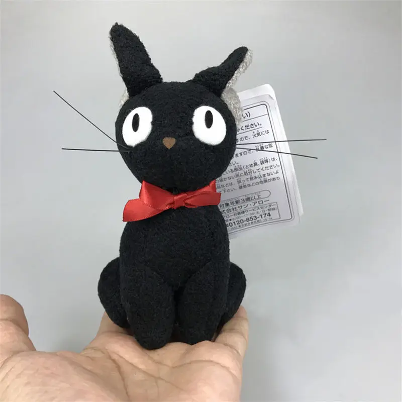 Студия Ghibli Hayao Miyazaki Kiki служба доставки черная JiJi плюшевая игрушка мини кошка мягкая брелок кулон