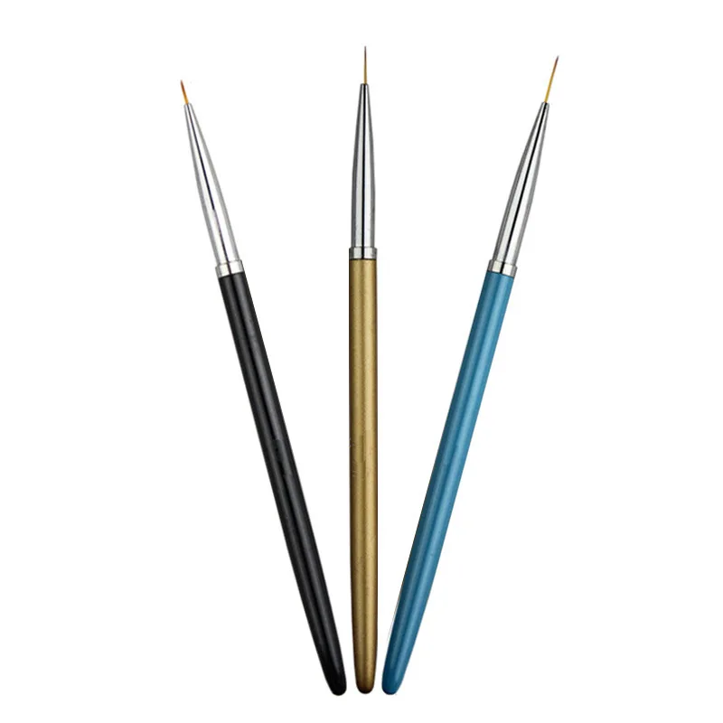 Набор кистей для лака ногтей 3 шт.