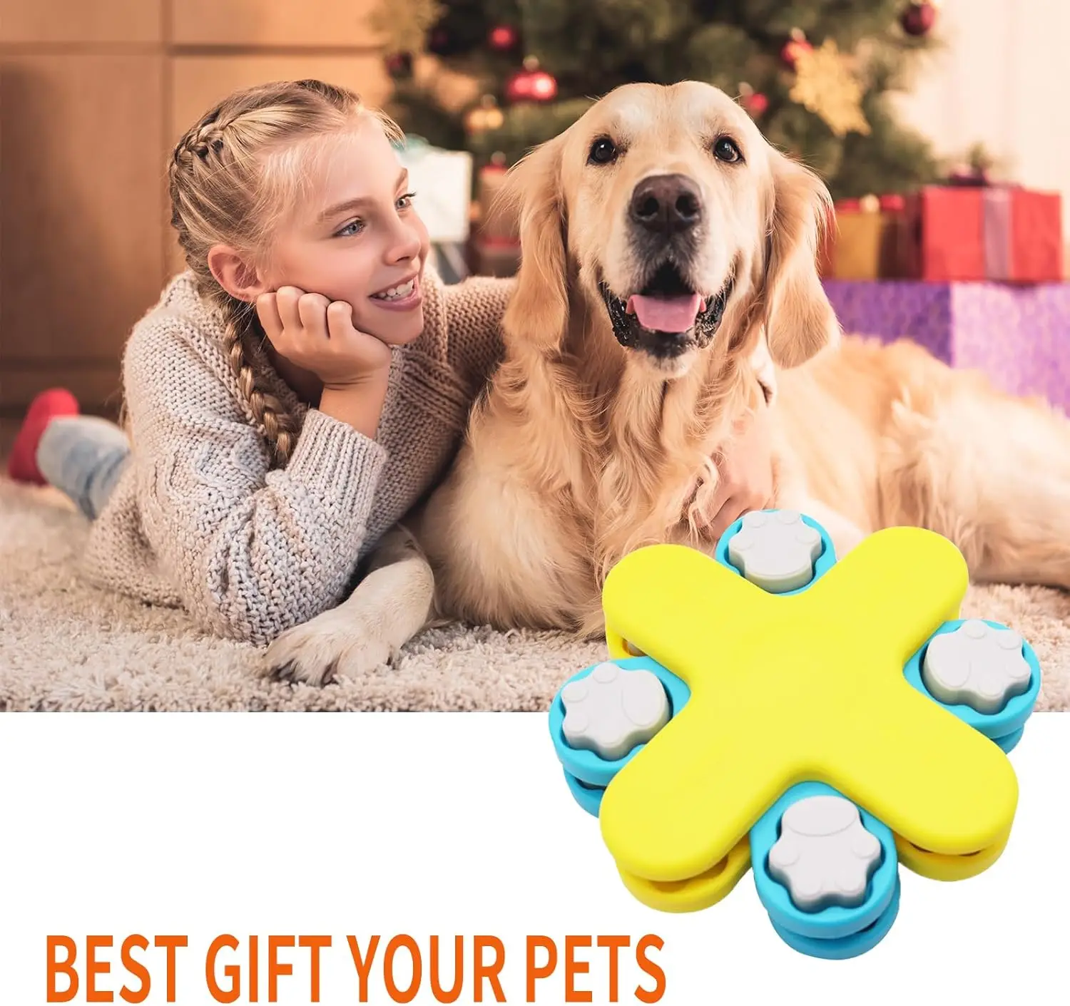 2024 Dog Puzzle Toys Interactive Dog Toy for IQ Training Slow Food Dispenser for Funny feeder IQ Games 3 level Pet Supply