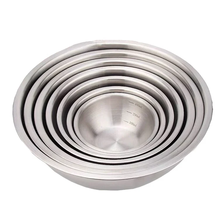 Japanese stainless steel cuisine basin Salad The Mixing Bowl