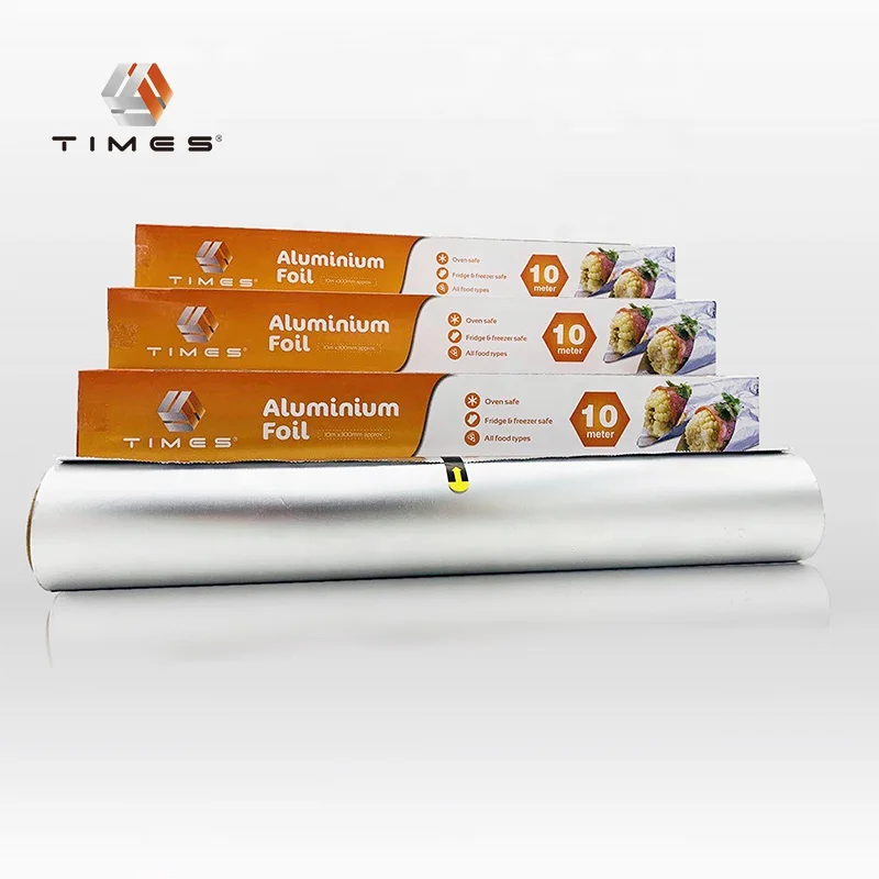 75sqft Standard Recyclable Disposable Customized  Aluminum Foil Roll  Food Safety Household Catering Use