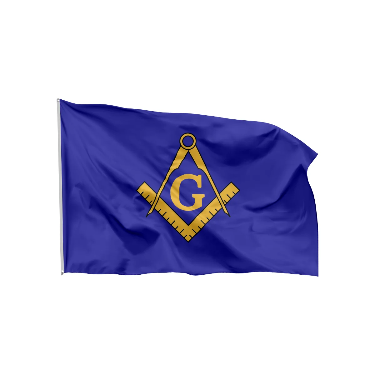 polyester Freemason Mason masonic flag with Square and Compass Symbol Banners