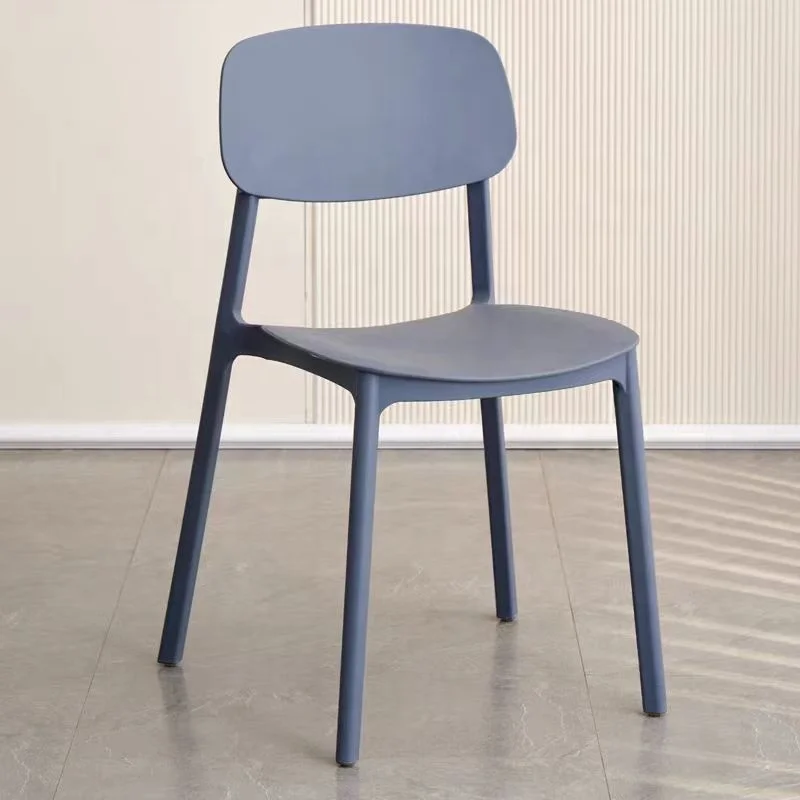 wholesale simple unbreakable stackable PP dining chair plastic chairs manufacturing