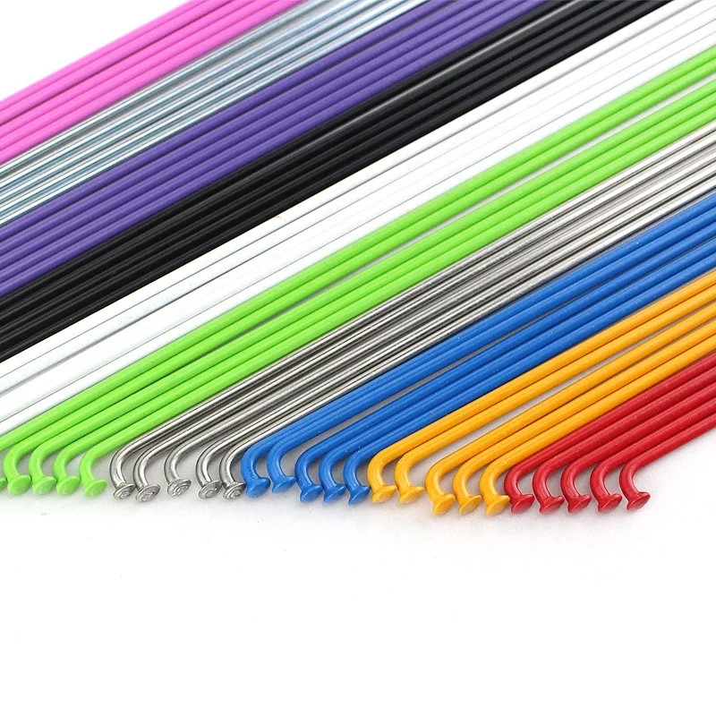 14G 85-282 мм Высокое качество подсветка для колес велосипеда с сосками стальный Горный Дорожный складной велосипед круглые спицы