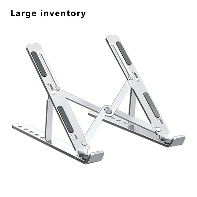 Multi Gear Simple Design Height Adjustable Tablet PC Stand Holder Metal Flat Computer Folding Laptop Stand