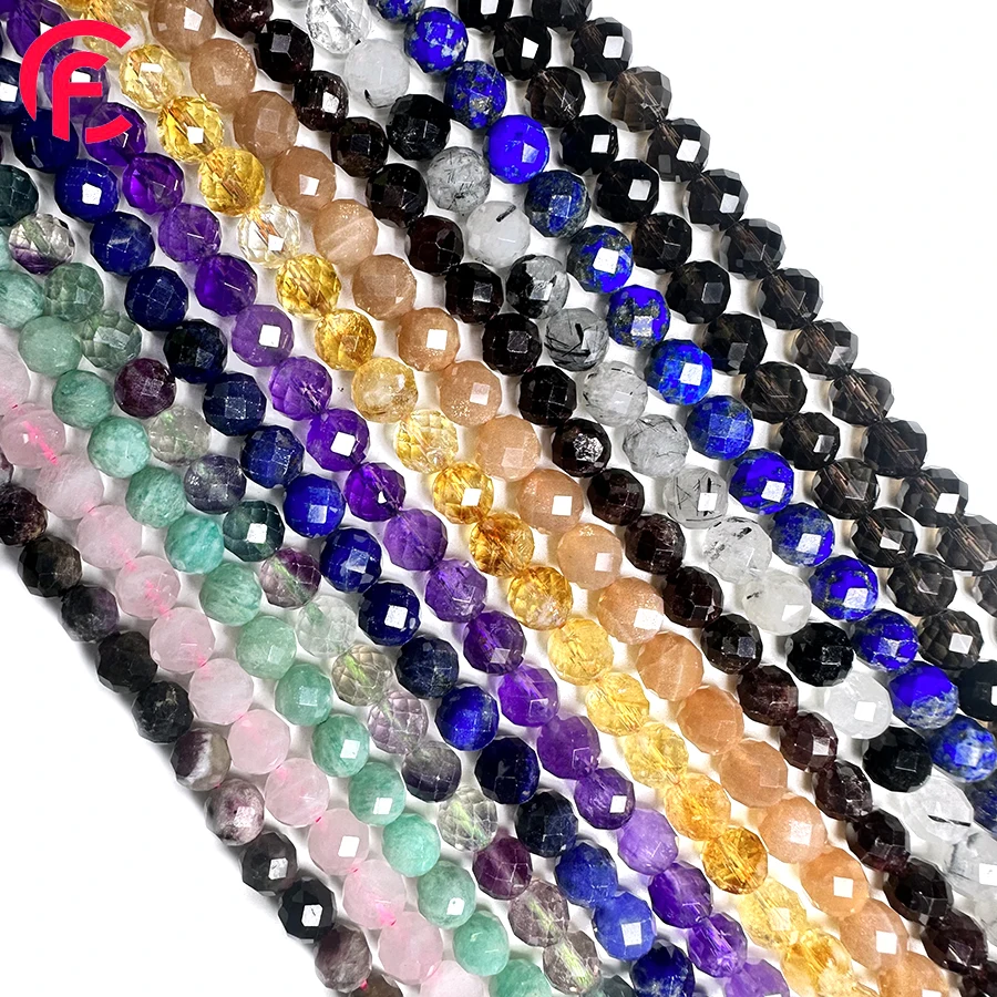 8mm Multi color Hard faceted stone loose beads Round  Beads for DIY Bracelet Necklace Jewelry Making
