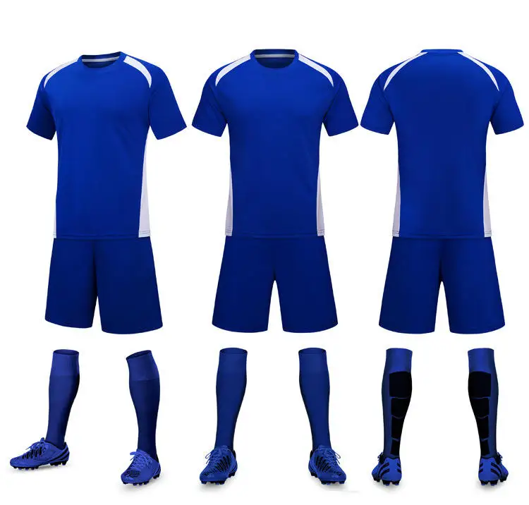 High quality football uniform suit adult children short sleeve football uniforms for team sets