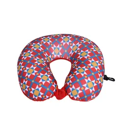 Spandex microbead neck support travel pillow