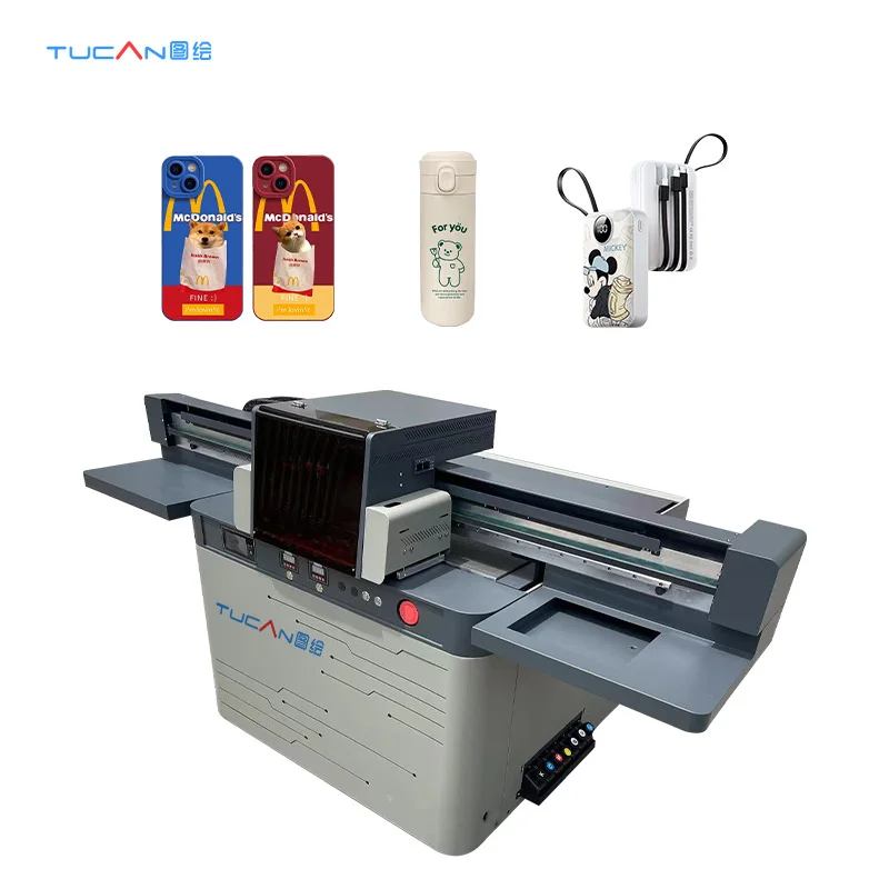 9060 Visual positioning UV printer flatbed printing machine camera printing cylinder uv printer i3200 i1600 g5i gen5 heads