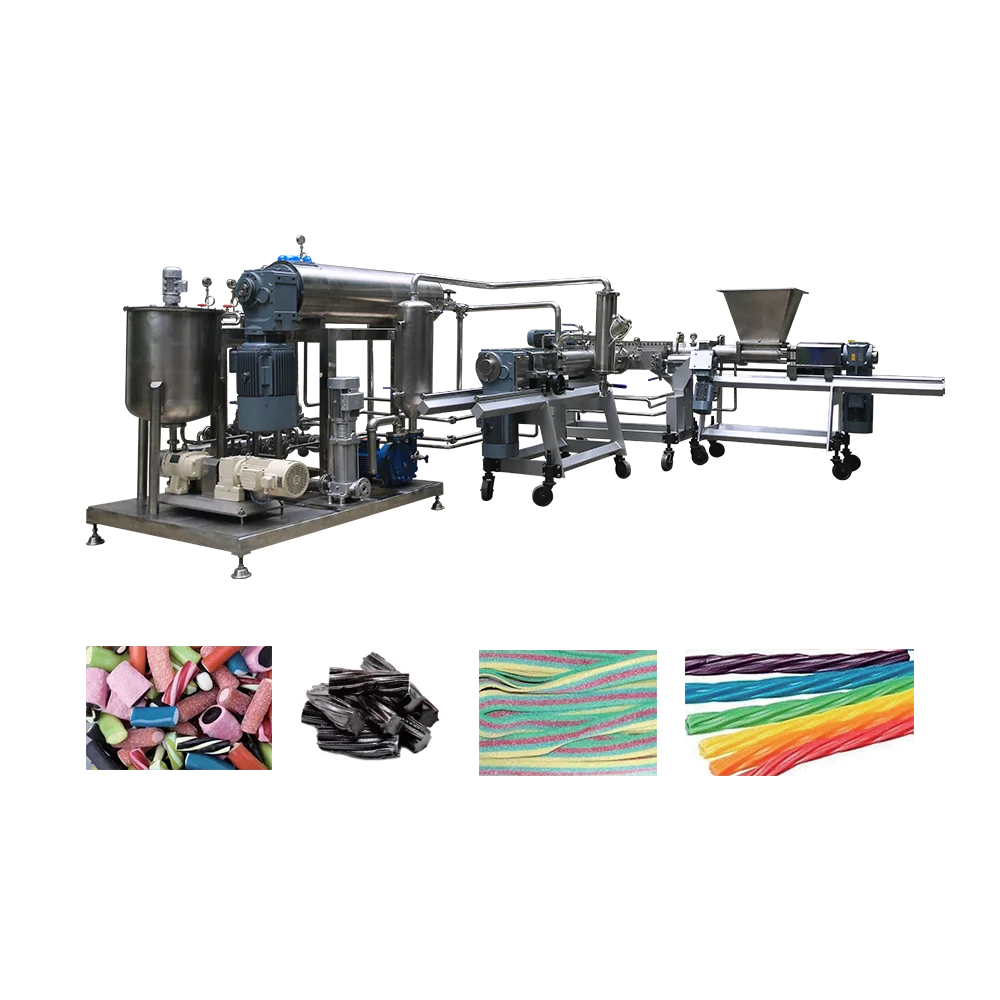 TWGY TAN-DF500 continuous cooker Full automatic high efficiency peanu candy making machine production line with ce