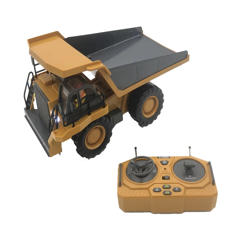 2.4G 1:20 11CH ALLOY Remote Control EXCAVATOR/ 1:24 9CH BULLDOZER/ 1:24 9CH DUMP TRUCK RC Construction Truck toy for children