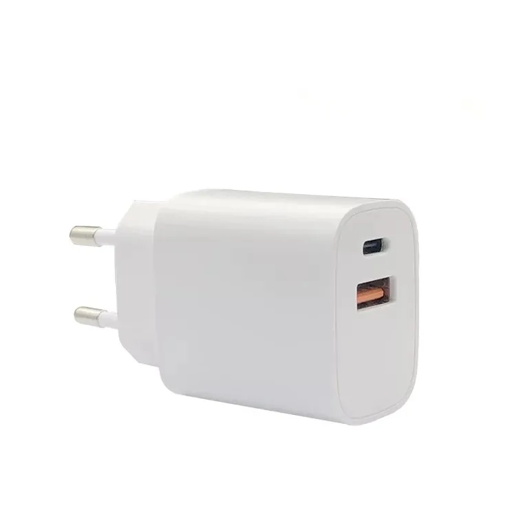 Оптовая продажа настенное зарядное устройство USB C 20 Вт европейская вилка Великобритании быстрый блок 1/2/3 порт PD адаптер питания QC многопортовый настенный штекер