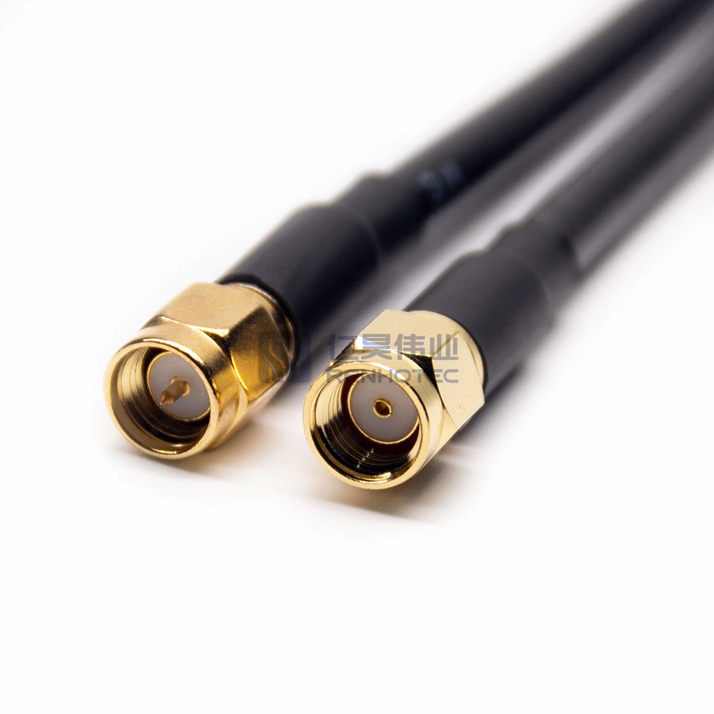 SMA Male to SMA Male Cable Assembly Crimp RG223 Solder Extension