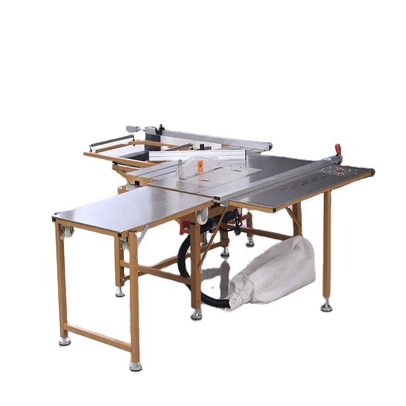 Woodworking cutting saw machine dust free portable folding table saw wood sliding table saw WJ-300