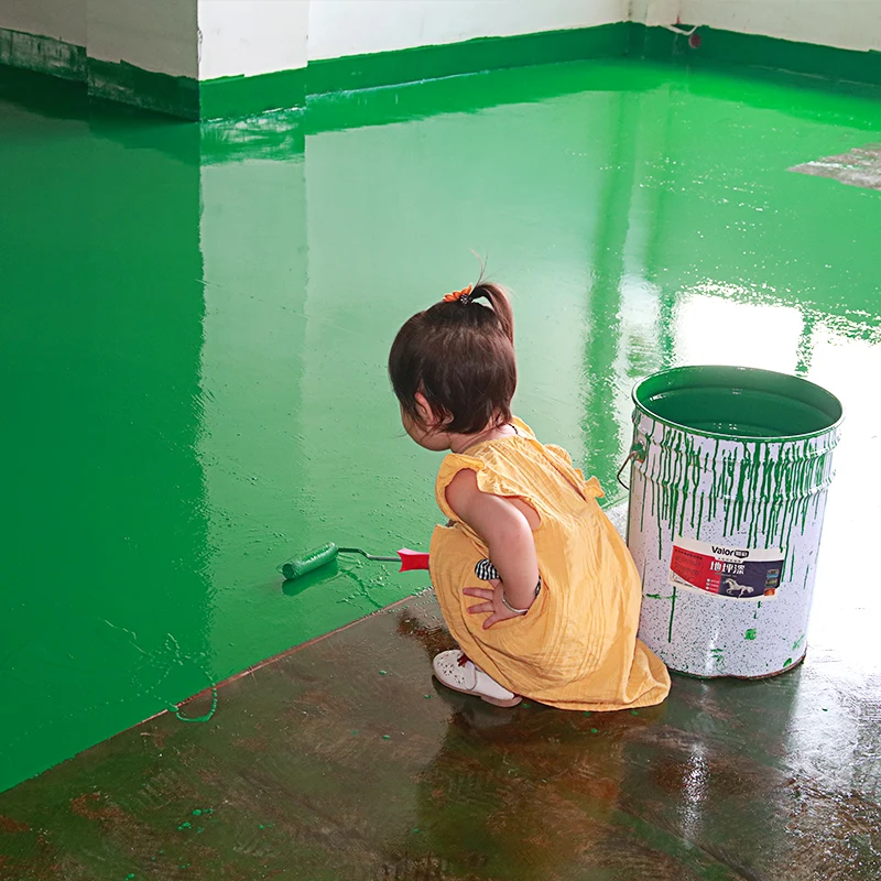 Industrial Paint Excellent Quality Epoxy Floor coating Underground garage paint Green grey Environmental
