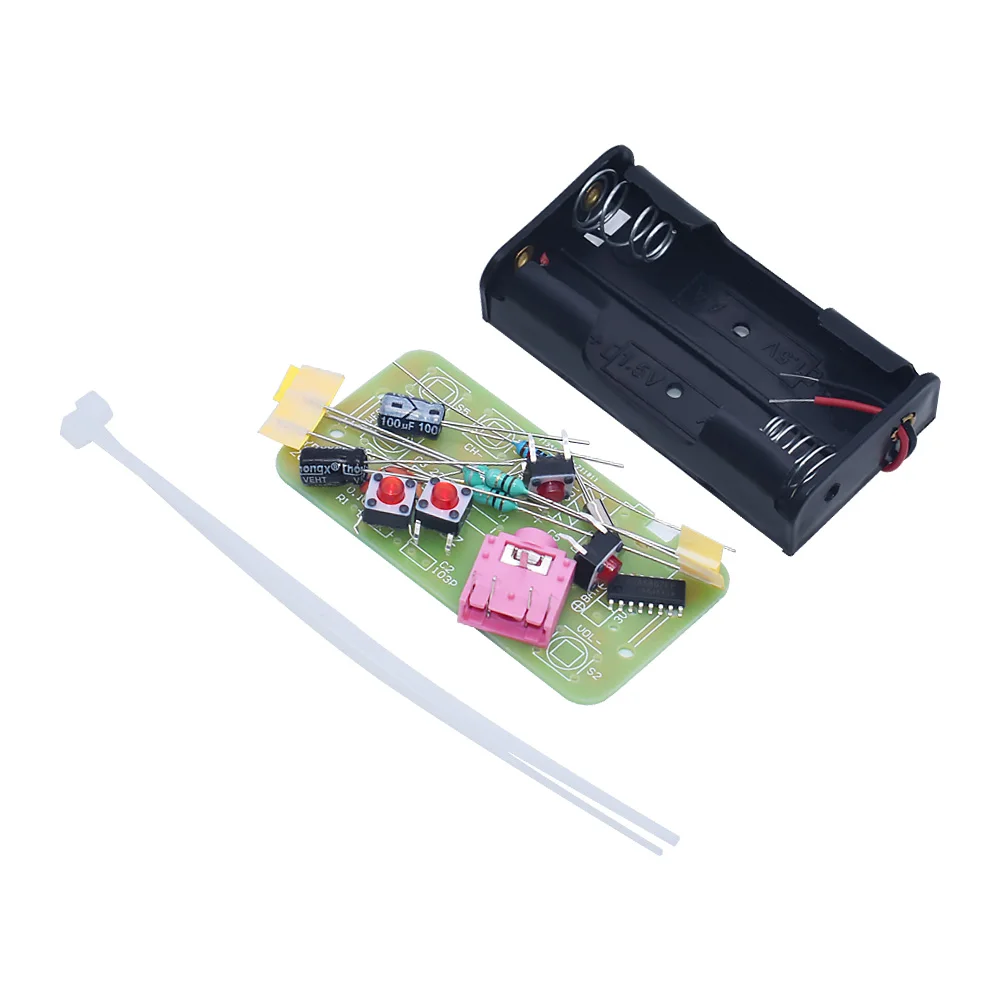 76-108MHz FM Stereo Radio DIY Kit Wireless FM Transmitter and Receiver Module Frequency Modulation Soldering Practice Project