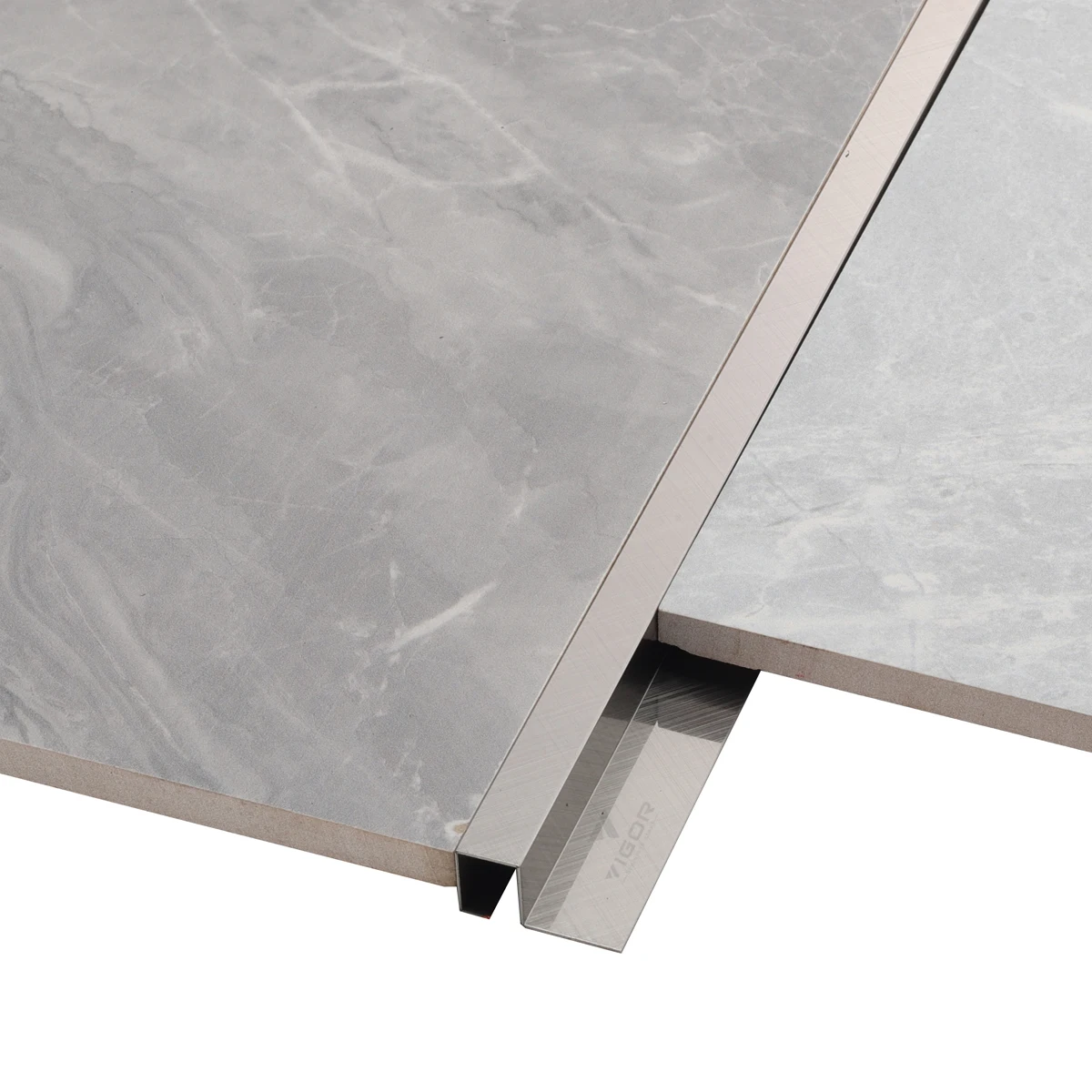 Gold Brushed Stainless Steel Corner Guard Q R Shape Tile Transition Profile Tile Trim