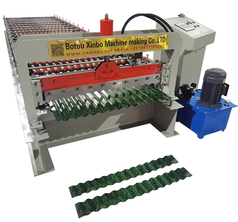 Good quality High speed corrugated sheet zinc wave shape metal sheet roll forming machine
