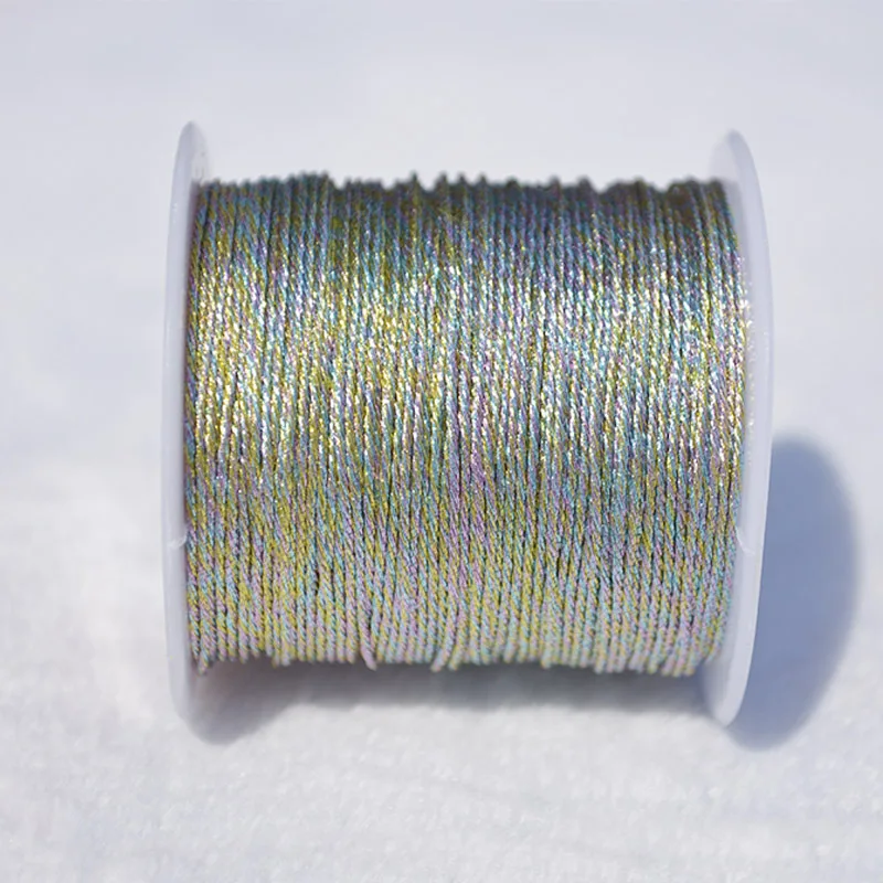 Colorful Metallic yarn lurex yarn glitter thread nylon metallic sewing thread