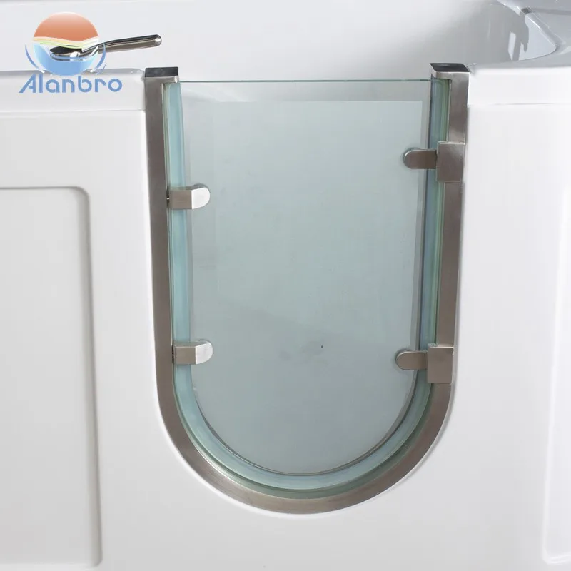 Modern Design easy access baths walk in bathtub shower with jets H-5618