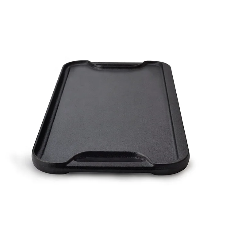 24 Cm  Cast Iron Steak Griddle Cast Iron Plate Bbq Grill Pan