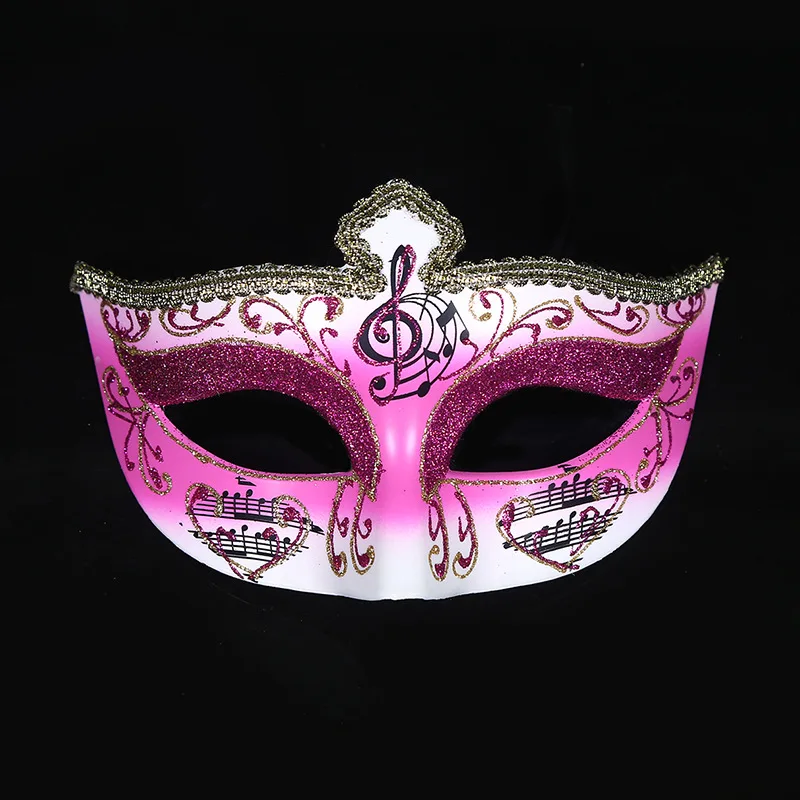 Venetian Party Festival Cosplay Women Sexy Eye Mask Musical Note Masquerade Masks