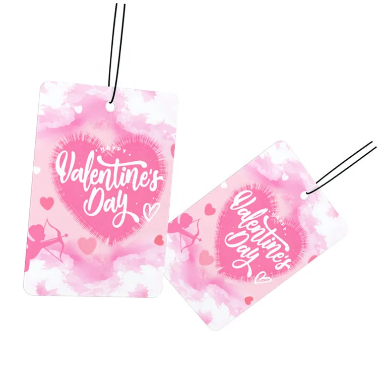 Custom Paper  Air Freshener for Car Hanging Promotion Business Gift Craft Items