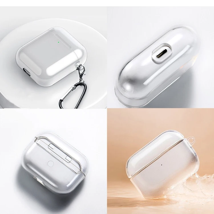  Прямая поставка прозрачные чехлы для Airpods pro 1 2 противоударный чехол наушников прозрачный из ТПУ с
