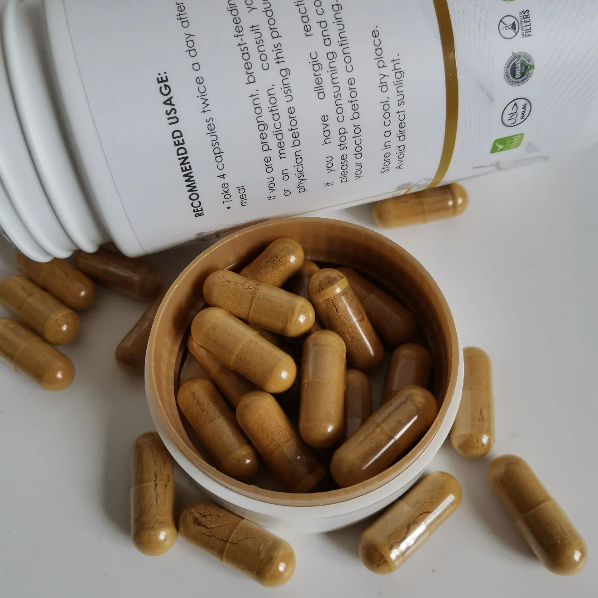 Фирменные органические капсулы Virgin Amla для улучшения пищеварения