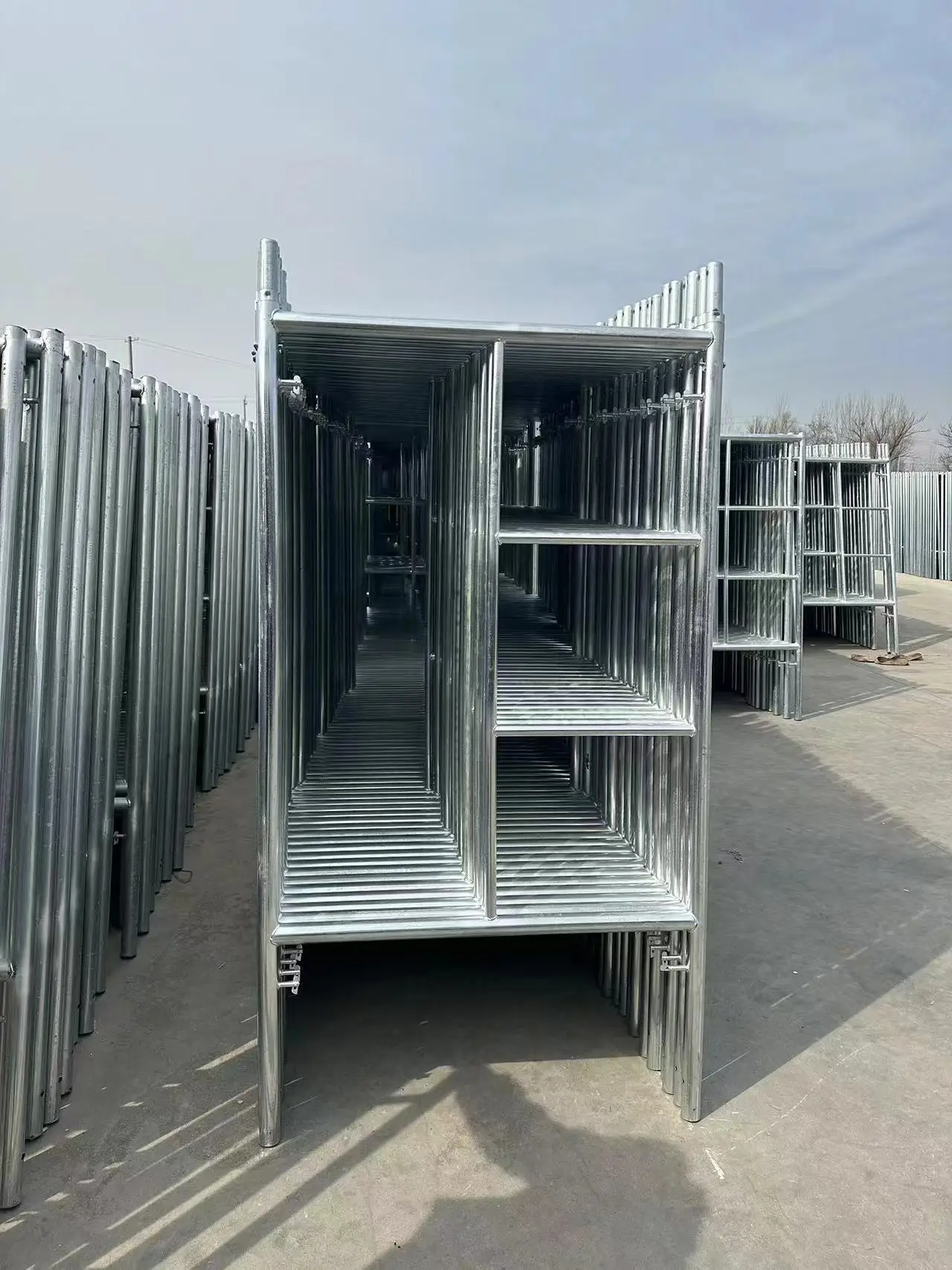 Manufacturing of Metal Adjustable Layher Andamio Scaffolding