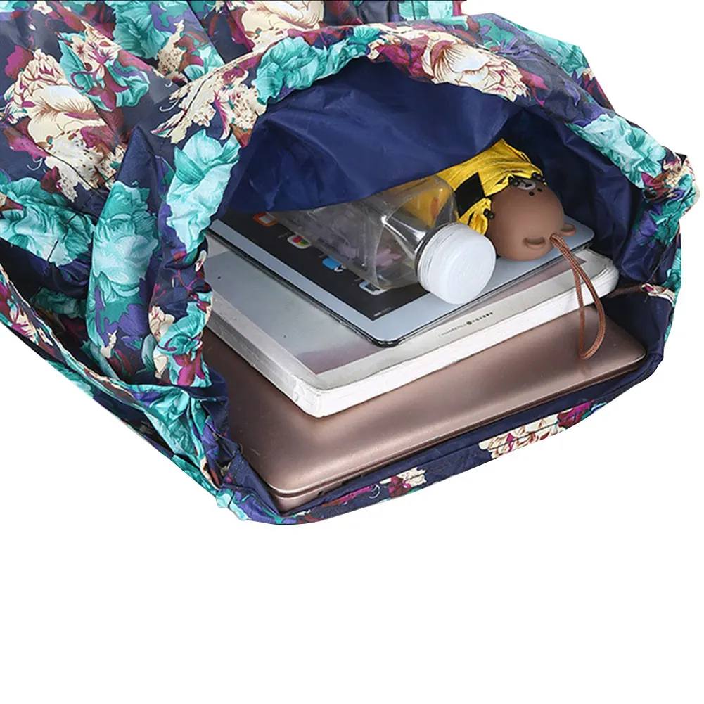 RPET Polyester Drawstring Bag Printing Sports Drawstring Backpack