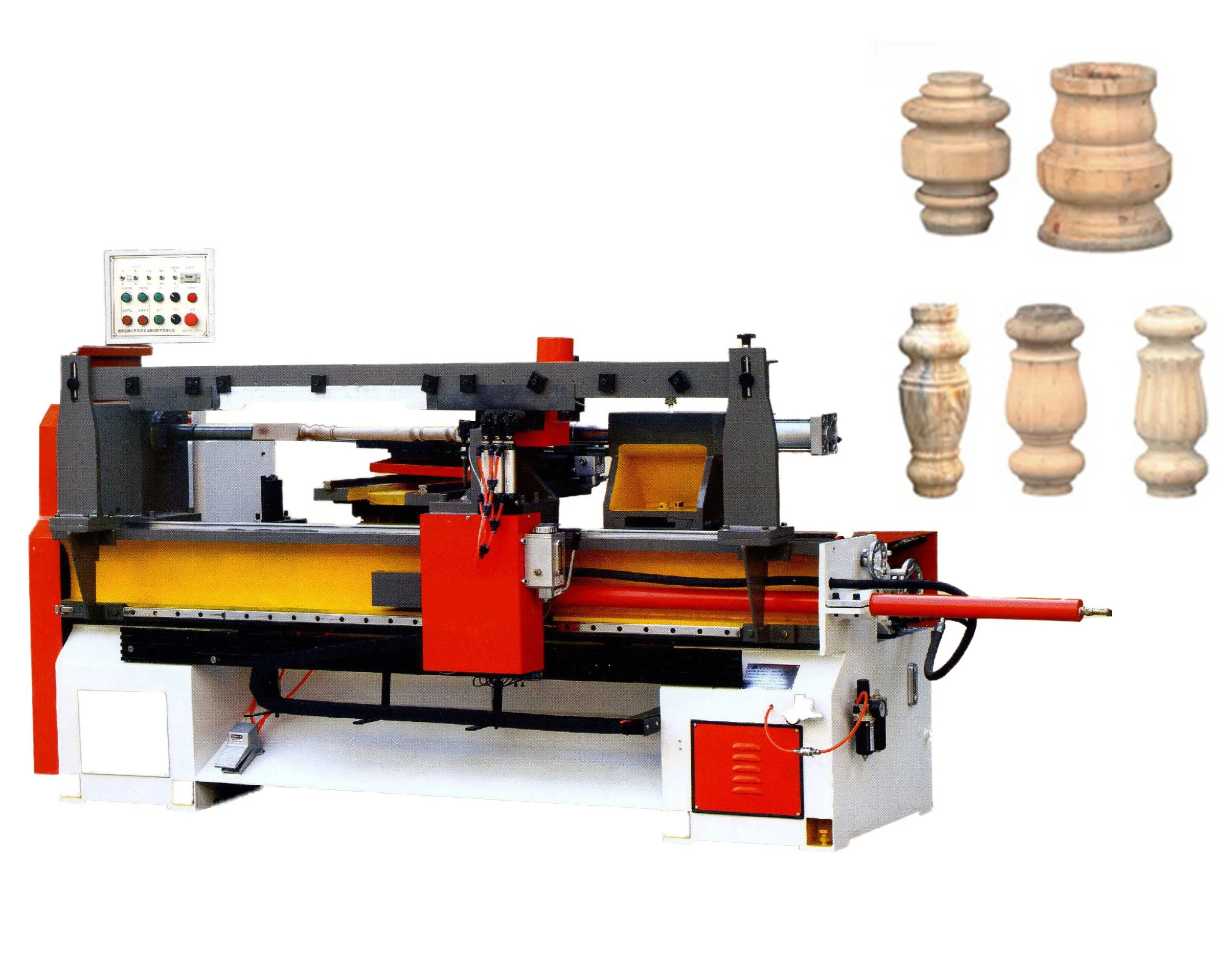 Automatic back knife woodworking wood multifunctional rod turning cylindrical copier copy copying duplicator chair leg lathe CE
