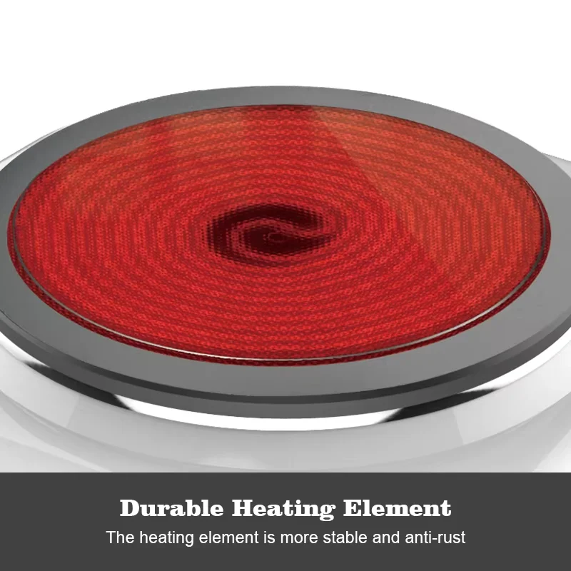 Adjustable automatic thermostat control easy to clean electric stove 2 burners electric top cooker stove
