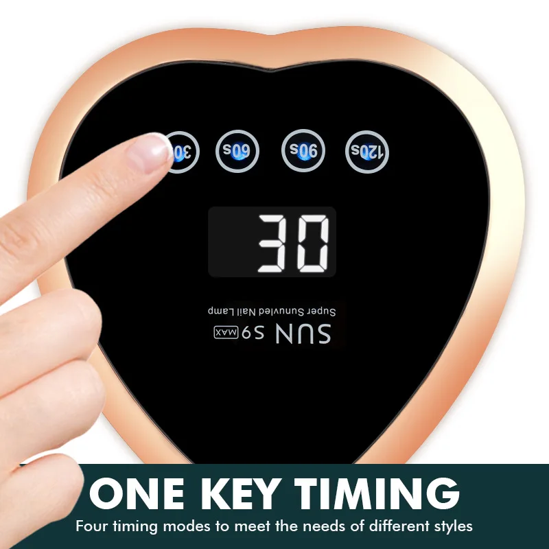 C446 SAFENG SUN S9 MAX Professional 220W UV Led Nail Lamp Nail Polish Fast Drying Nail Dryer Machine With 4 Timers