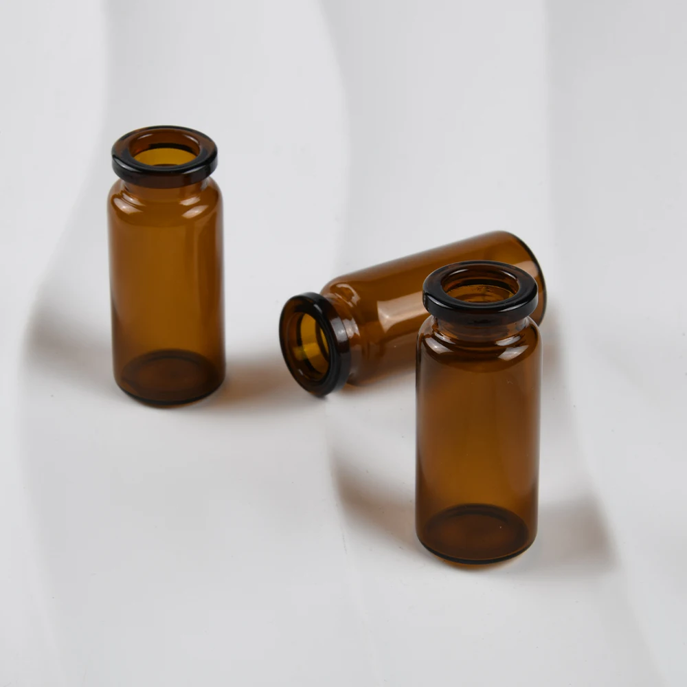 Standard 2ml Amber Medicinal Injection Low Borosilicate Tubular Glass Vial