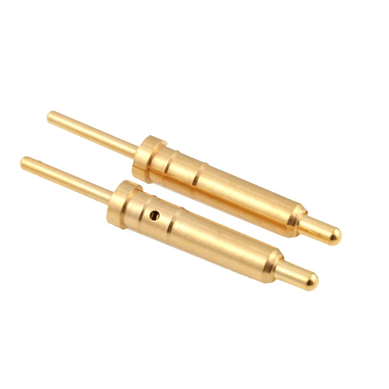 Custom pogo pin magnetic 4 Pin Pogo Connector/90 degree bending spring pin /Battery Springs Loaded Magnetic Power Connectors