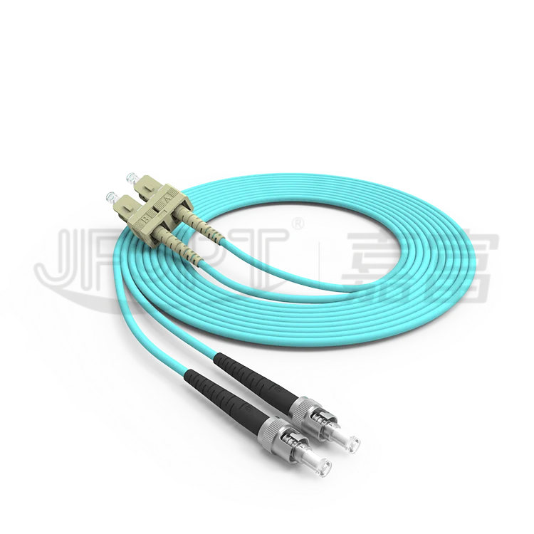 Quick Delivery FTTH 3 Meter ST/PC to ST/LC/FC/SC PC 3.0mm SM MM OM3 PVC Simplex Duplex Fiber Optic Patch Cord