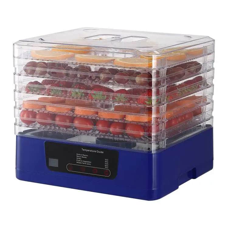 5 Trays Automatic Jerky Meat Herbs Dryer Vegetables Fruit Machine Food Dehydrator