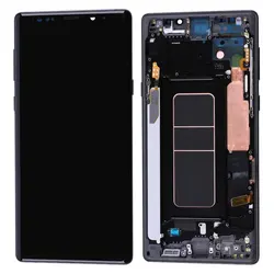 For Samsung LCD AMOLED Screen with Frame For Samsung Note 4 Note 5 Note 8  9 10 Plus N20 Ultra 10 Lite OLED
