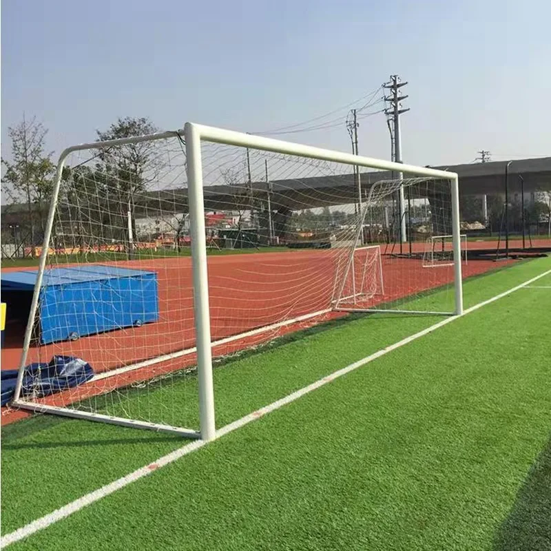 Aluminum alloy portable football goals with net  soccer sport 11 person system