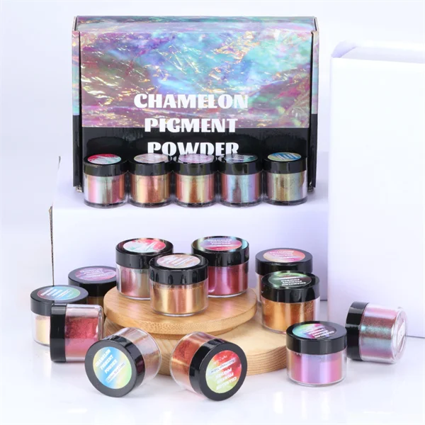 Wholesale High Pigment Chameleon Powder Mica Chameleon Powder Pigment Set