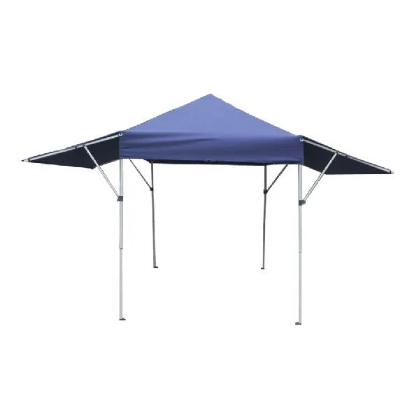 
Outdoor Garden Sunshade Gazebo With Side Canopy 
