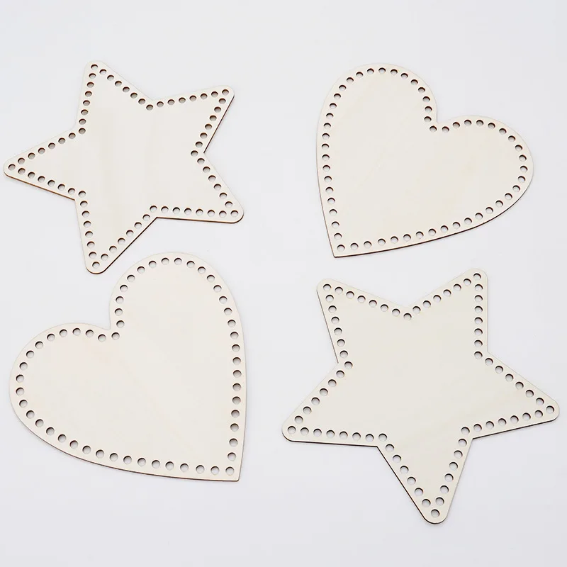 Unfinished Wooden Base for Crochet & Weaving Supplies DIY Bags Purse Making Needlework Wood Base Shaper Crochet Bag Bottom