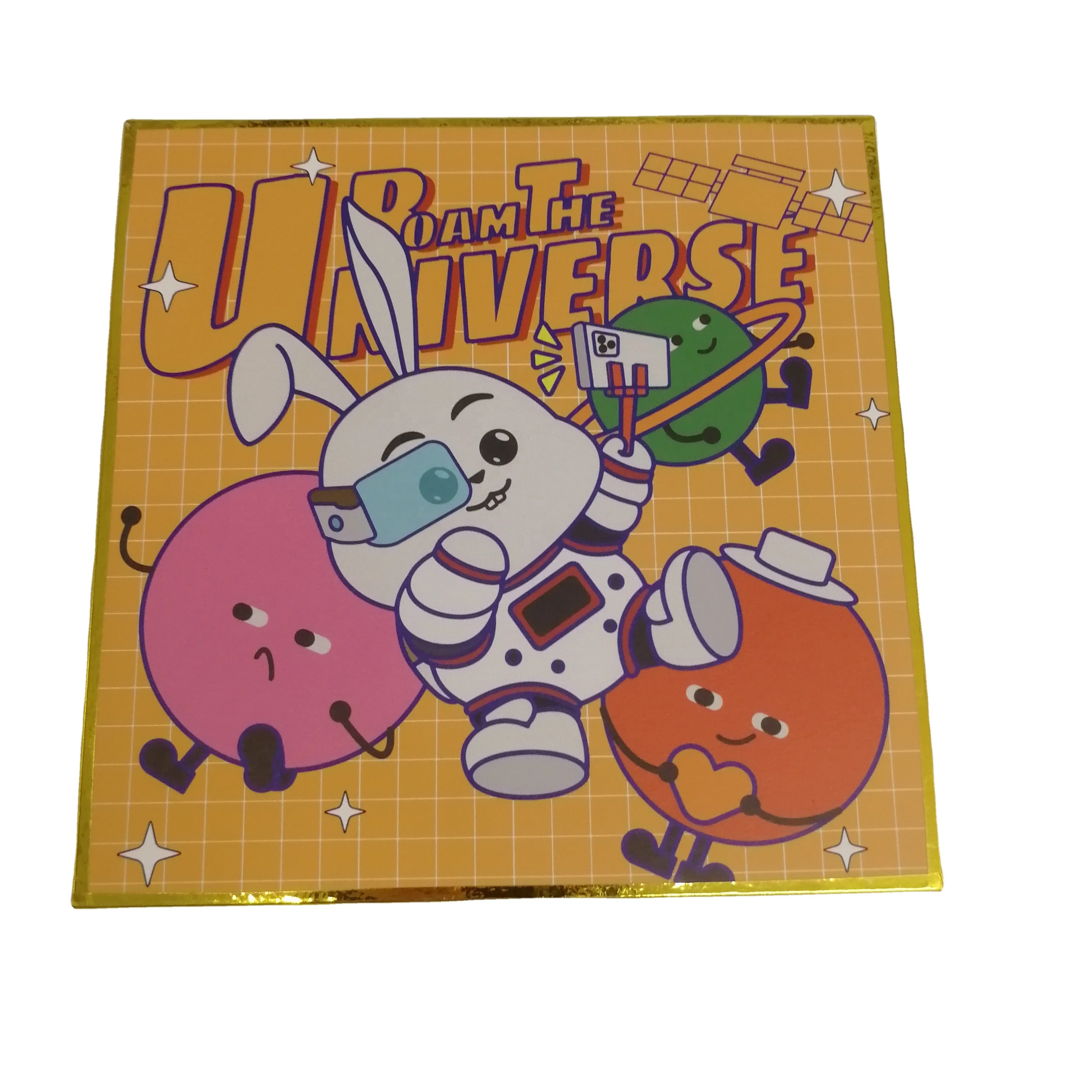 Shikishi Board Customization  Anime Illustration Japan Shikishi Folding Screen