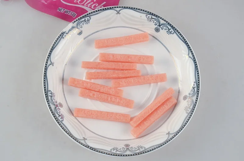 Yogurt tablet compressed candy stick