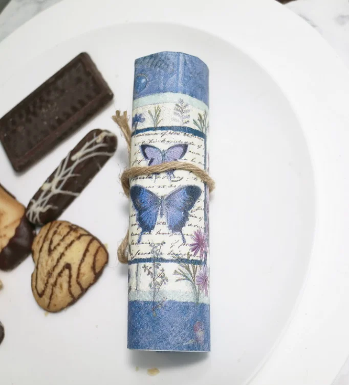 Бумажная салфетка для декупажа с художественным дизайном