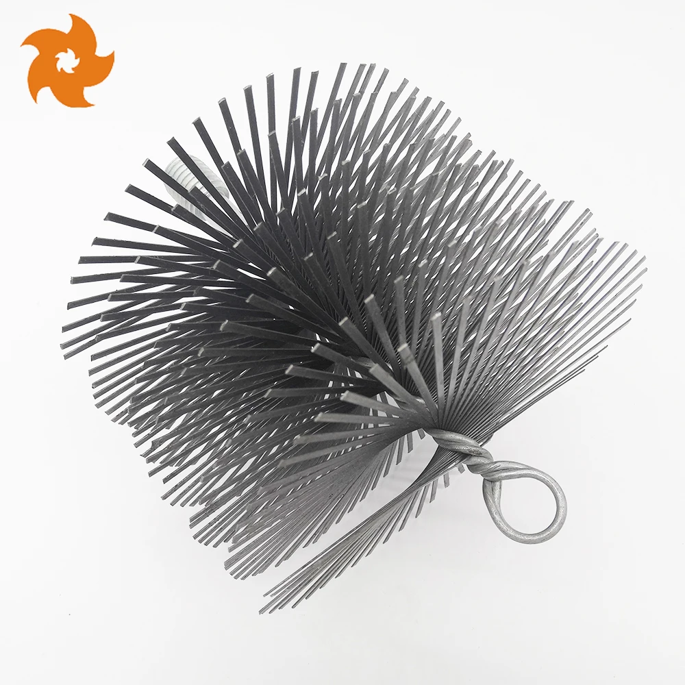 Прочное Оборудование для чистки дымохода цилиндрического типа 150 мм щетки из стальной проволоки