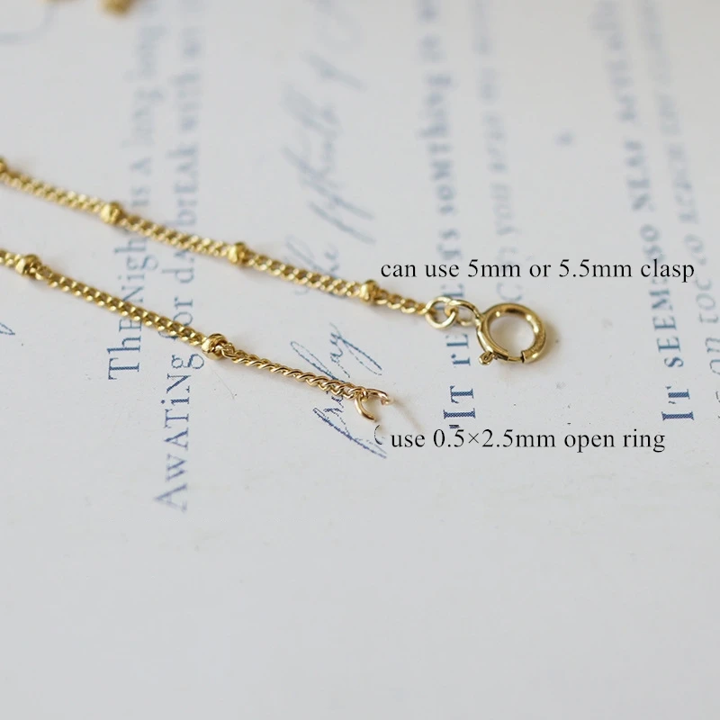 Permanent 1.2mm Width Bulk Satellite Chain For Making Bracelet Necklace Findings