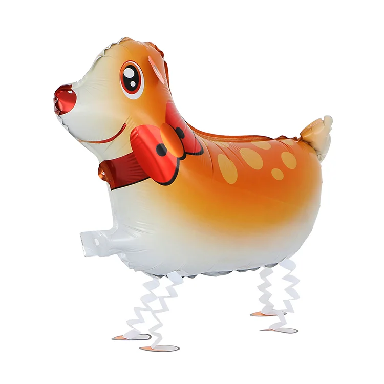 Hot Sale Walking Animal Foil Balloons Cartoon Walking Dog Balloons Kids Toys Baby Birthday Decoration