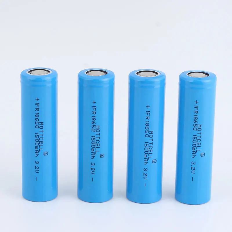 Цилиндрическая литий-железо-фосфатная батарея IFR18650 1500mAh 3 2 V производители ячеек поставляемые напрямую